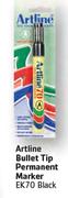 Artline Bullet Tip Permanent Marker Ek70 Black