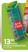 Ecolutions Graphite Pencil-6+4 Free Per Pack