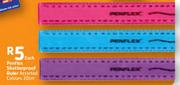 Penflex Shatterproof Ruler Assorted Colours-30cm Each
