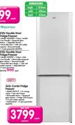 Defy 365ltr Combi Fridge Freezer-DAC512