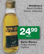 Santa Bianca Ekstra Suiwer Olyfolie-250ml Each