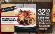 Bella Vita Spaghetti Alfredo/Tagliatelle Carbonara-300g Each