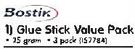 Bostik Glue Stick Value Pack-3x25g