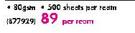 Typek A3 White Bond Paper-Per Ream