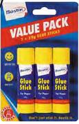 Bostik Glue Stick Value Pack-3x25g