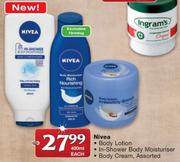 Nivea Body Lotion/In Shower Body Moisturiser/Body Cream-400ml