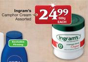 Ingram's Camphor Cream Assorted-500g