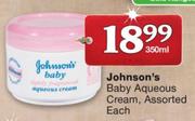 Johnson's Baby Aqueous Cream Assorted-350ml