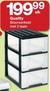 Quality Stooreenheid Met 3 Laaie-Elk