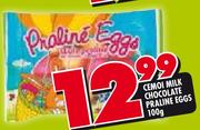 Cemoi Milk Chocolate Praline Eggs-100g