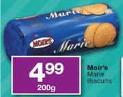 Moir's Marie Biscuits- 200g