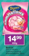 Beacon Pink & White/Toaster Coconut Marshmallow-400g Each
