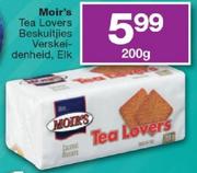 Moir's Tea Lovers Beskuitjies-200gm Elk