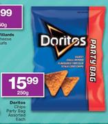 Doritos Chips Party Bag Assorted-250g Each
