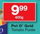 Pot O' Gold Tomato Puree-400g