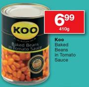 Koo Baked Beans In Tomato Sauce-410g