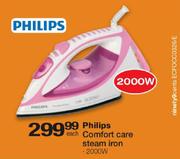 Philips Comfort Care Steam Iron-2000W Each