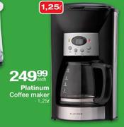 Platinum Coffee Maker-1.25L Each