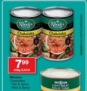 Rhodes Chakalaka-400g Each