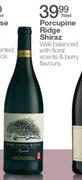 Porcupine Ridge Shiraz-750ml