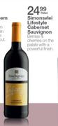 Simonsvlei Lifestyle Cabernet Sauvignon-750ml