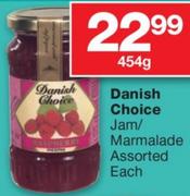 Danish Choice Jam/Marmalade Assorted-454g