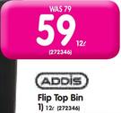 Addis 12L Flip Top Bin-Each