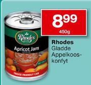 Rhodes Gladde AppelkoosKonfyt-450g Each