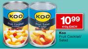 Koo Fruit Cocktail/Salad-410g Each