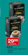 Mokate Double Shot Cappuccino/Original/Skinny-178g Each