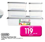 Addis 10 Piece Food Saver Set	