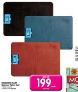 Mermbers Mark Memory Foam Mat-61cm x 91cm Each