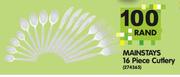 Mainstays 16-Piece Cutlery