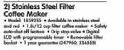 Russell Hobbs Stainless Steel Filter Coffee Maker-Each