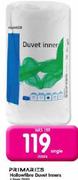 Primaries Hollow fibre Duvet Inner(Single)