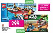 LEGO City Fire Boat Or Star Wars Speeder With Sidecar-Each