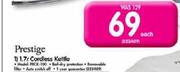 Prestige 1.7Ltr Cordless Kettle-Each