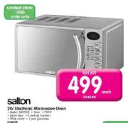 Salton 20L Electronic Microwave Oven(SMW20E)-Each