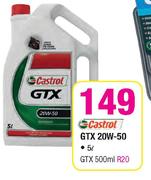 Castrol GTX 20W-50 - Each