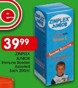 Zinplex Junior Immune Booster-200ml Each