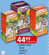 Jungle Vites Syrup/Chewy C/Multi V-150ml/60's