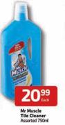 Mr Muscle Tile Cleaner Assorted-750ml Each