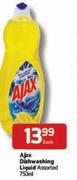 Ajax Dishwashing Liquid Assorted-750ml Each