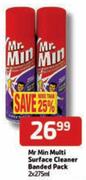 Mr Min Multi Surface Cleaner Banded Pack-2X275ml 