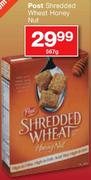 Post Shredded Wheat Honey Nut-567gm