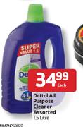 Dettol All Pupose Cleaner Assorted- 1.5Ltr