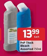Pnp Thick Bleach Assorted - 750ml Each