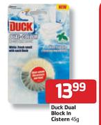 Duck Dual Block In Cistern- 45g Each