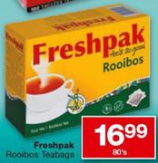 Freshpak Rooibos Teabags-80's