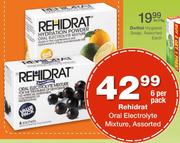 Rehidrat Oral Electrolyte Mixture Assorted-Per 6 Pack